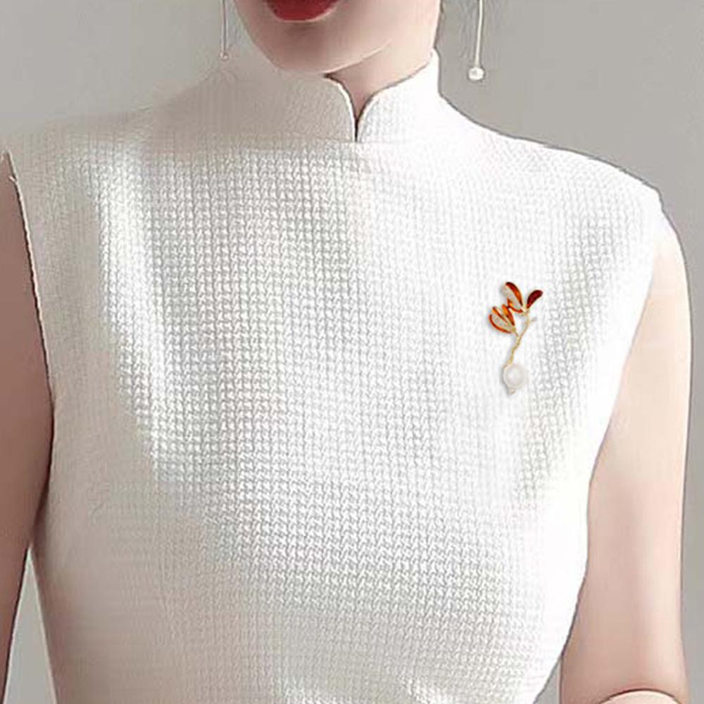 Senior Brooches Flower Leaf Brooch Pins for Women Suit Pendant  Fashion Brooches Jewelry