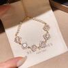Liu Bao Multicolor Zircon Flower Bracelet – Elegant, Fashionable, Versatile Jewelry