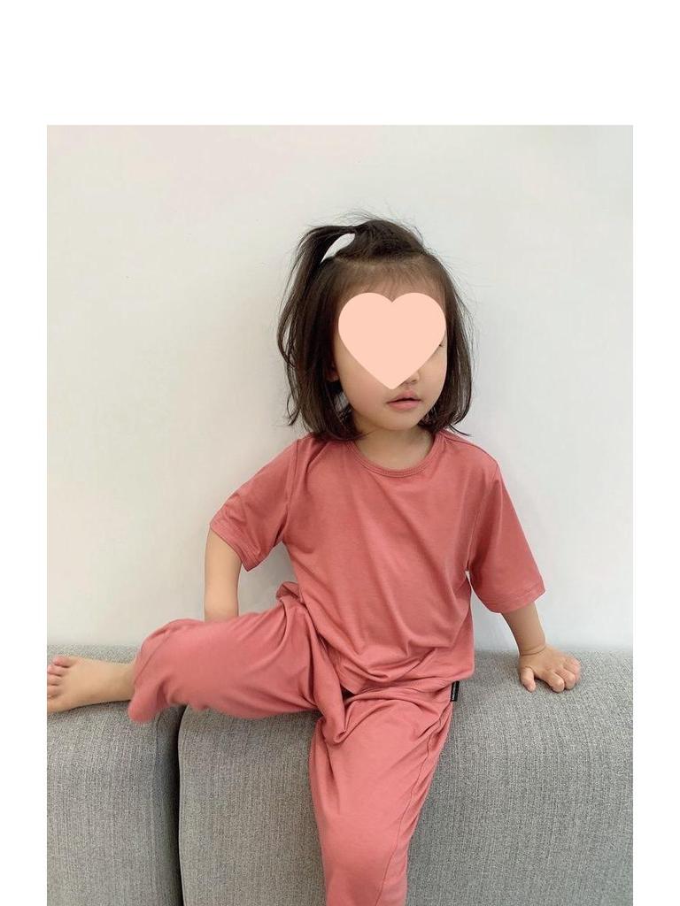 Children's Summer Modal Pajama Set - Soft, Lightweight, and Loose Fit for Boys and Girls