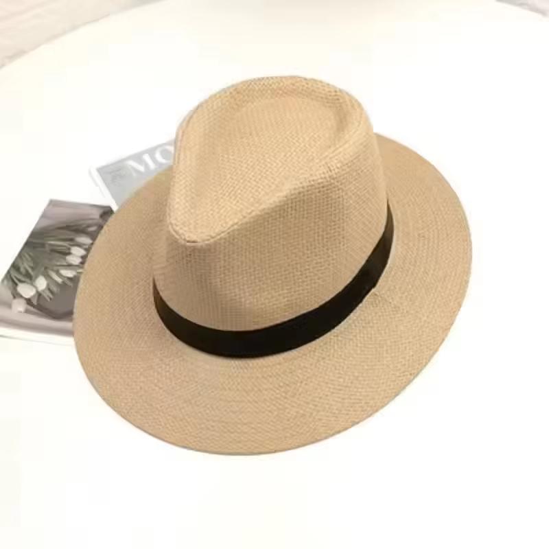 Oem Handmade Classic Unisex Panama Straw Hat For Beach & Hiking Cap For Men And Women Outdoors Travel Gear