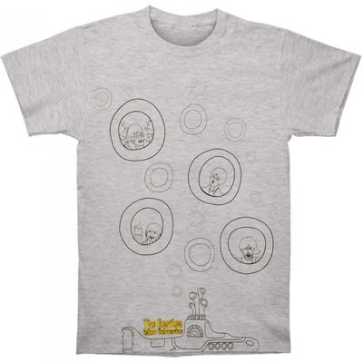 The Beatles Unisex Adult Bubble T-Shirt