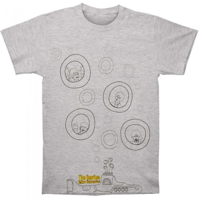 The Beatles Unisex Adult Bubble T-Shirt