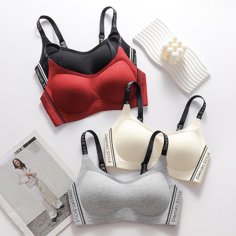 Autumn and winter show big collection of secondary breasts, anti-sagging, no steel ring sports bra, breathable and seamless bra