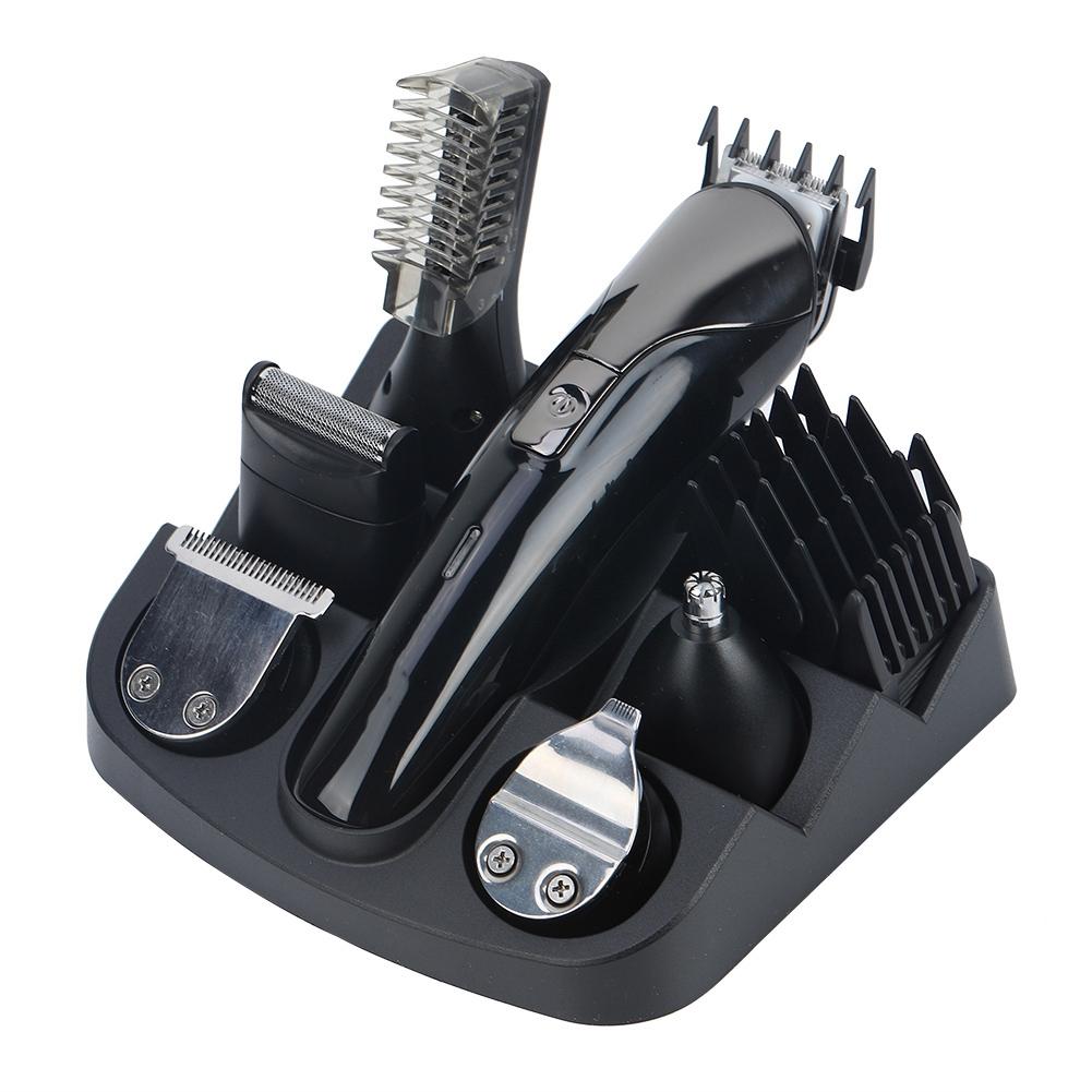 

Многофункциональный электрический триммер для волос 6 в 1, бритва для бороды, машинка для стрижки волос в носу и подмышках EU Plug