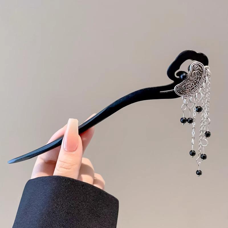 Maiglöckchen Quasten Haarnadel für Damen: Elegante Hanfu-Kopfbedeckung im antiken Stil