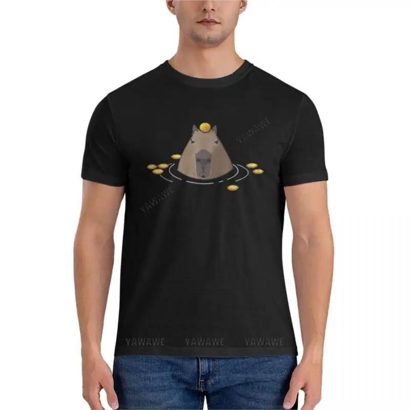 summer men tshirt brand top Capybara Classic TShirt tshirts man mens graphic tshirts hip hop