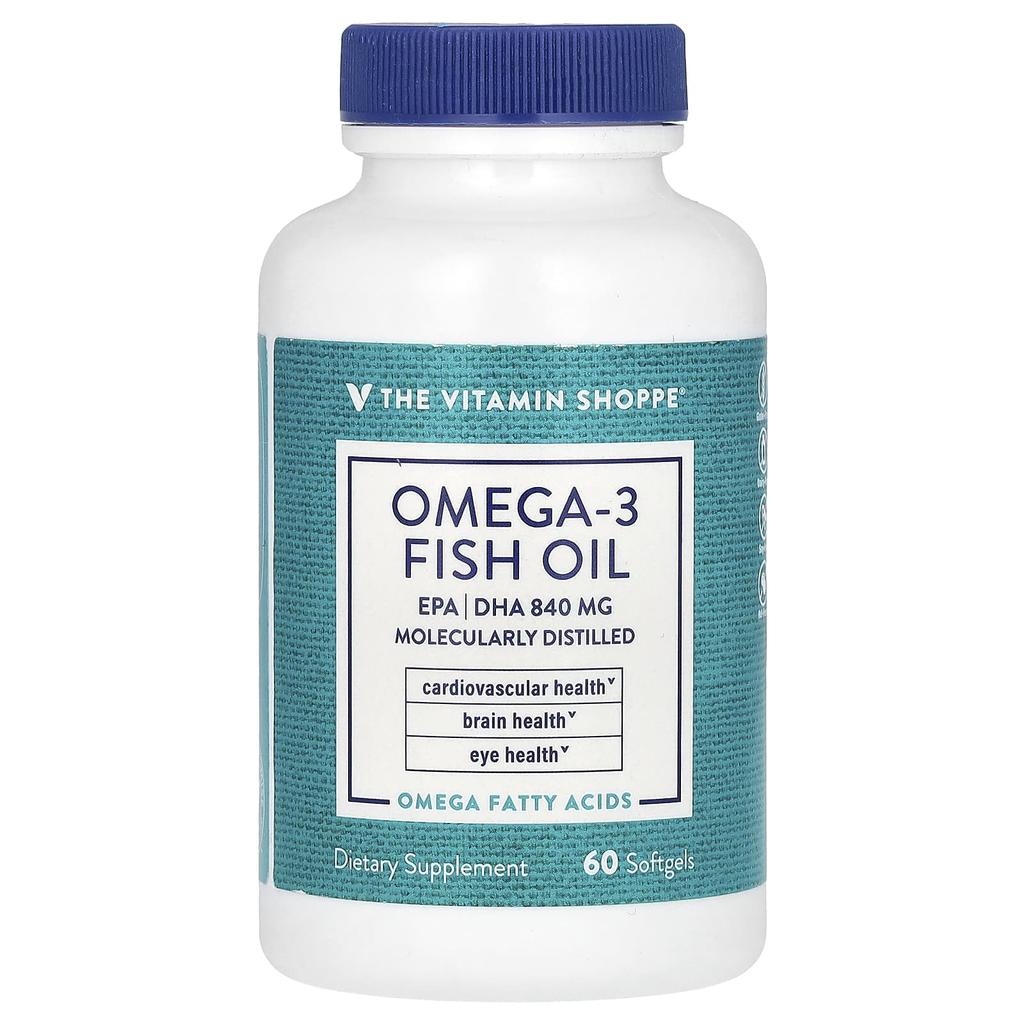 Omega 3 Fish Oil, 60 Softgels