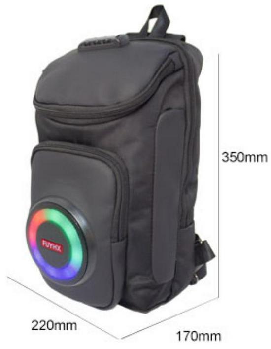 Multifunctional Backpack with Bluetooth Speaker, Power Bank, LED Lights, and Long Battery Life for Outdoor Adventures and Mountaineering.