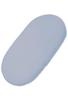 Cotton Fitted Sheet for Boho Moses Basket, Gondola Stroller, 75x35 Cm - Dirty Blue