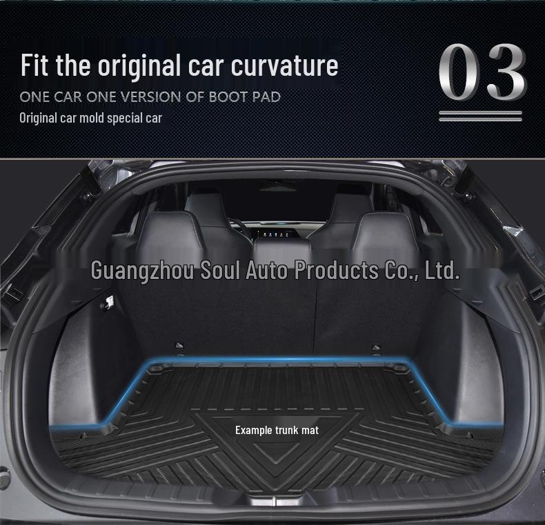 2021 Buick Enclave Trunk & Tail Box Mat - Eco-Friendly, Waterproof, Odorless, Wear-Resistant TPE