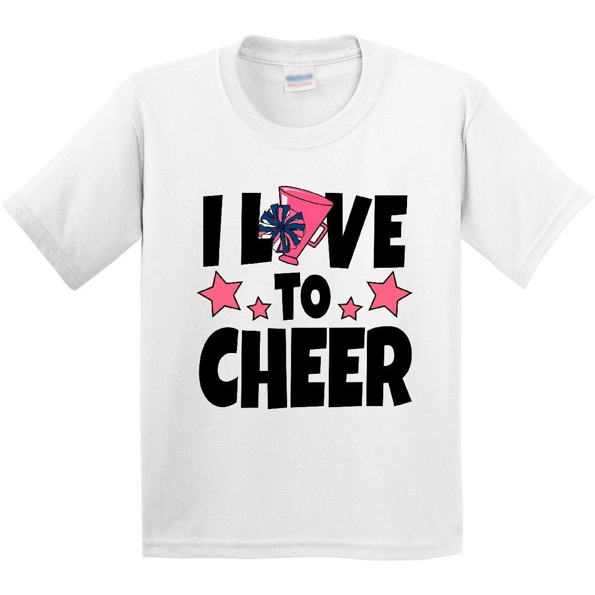 

Inktastic I Love To Cheer With O Being Replaced By Megaphone And Youth kids boys T-Shirt 140