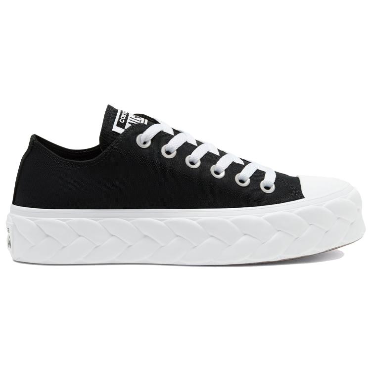 Chuck Taylor All Star Wmns Converse Basse 'Runway Cable - Nero' Donna 568894C
