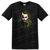 Joker Porträt T-Shirt Dark Knight Comic Bösewicht Kunst Tee für Filmfans