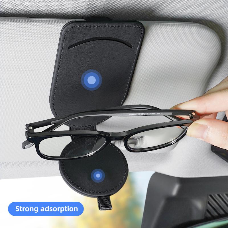 1Pcs Carbon Fiber / Leather Car Glasses Clip ID Card Clamp For Lexus F-SPORT ES RX NX LS UX LM LX GX LC RZ IS CT GS RC HS SC TX