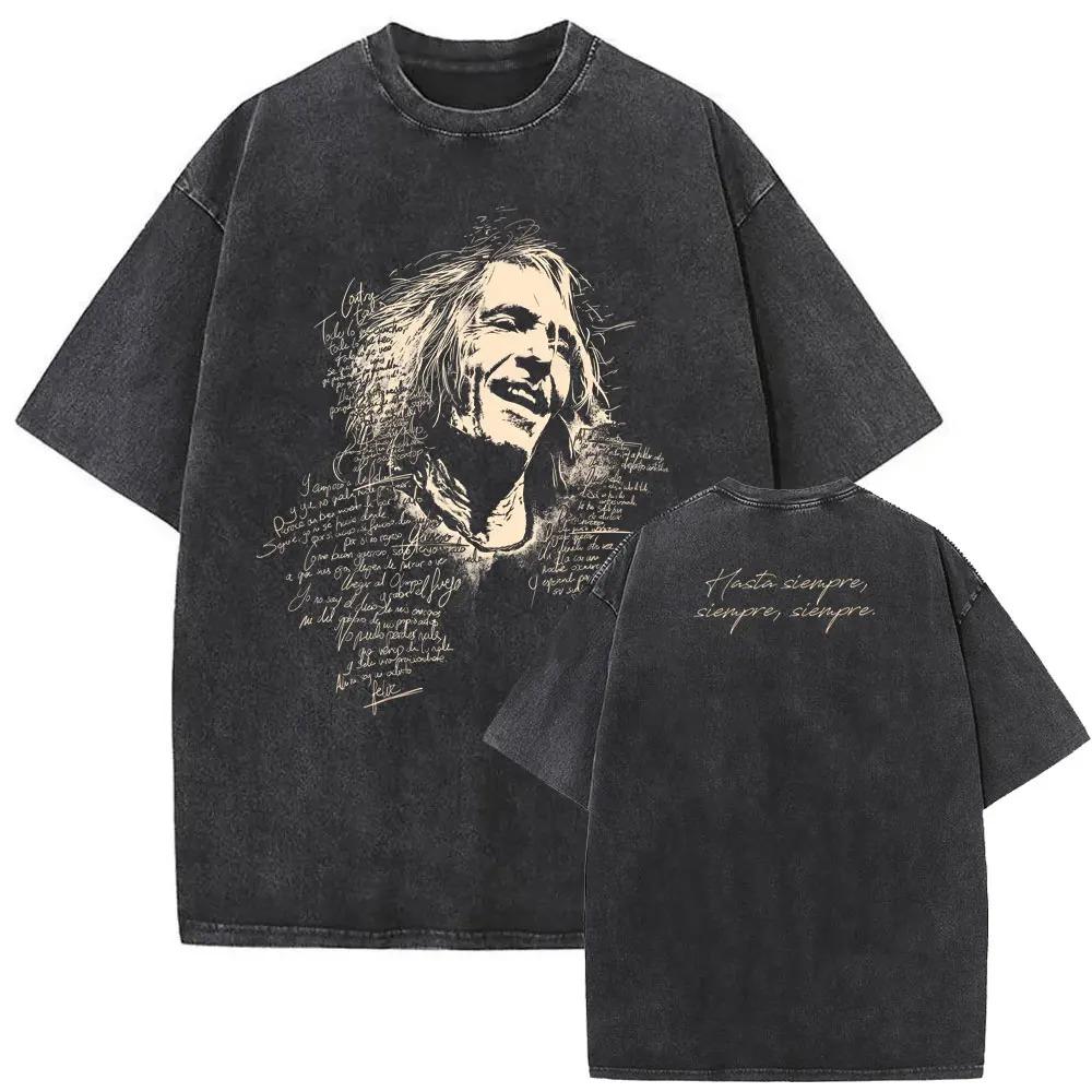 

Classic Rock Band EXTREMODURO Robe New Album Poster Print Tshirt Unisex Women Retro Washed Oversized Top Cotton Fashion Summer Tee S