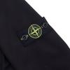 Stone Island Logo Patch Zip Long Sleeve Jacket Kids jackets Black 7716Q0312-V0029