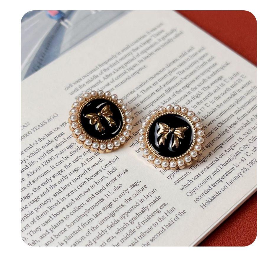 10pcs Pearl Bowknot Metal Button Fashion Sewing Clothing Bag DIY Craft High-Grade Decorative Button Accessories
