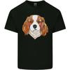 A Colourful King Charles Spaniel Dog Kids T-Shirt Childrens