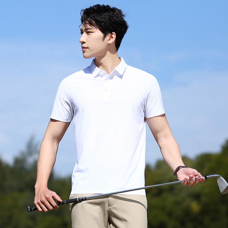 Plus Size 8XL Ice Silk Polo Shirt Short Sleeved Summer Outdoor Ice T-shirt Business Shirt Lapel T-shirt
