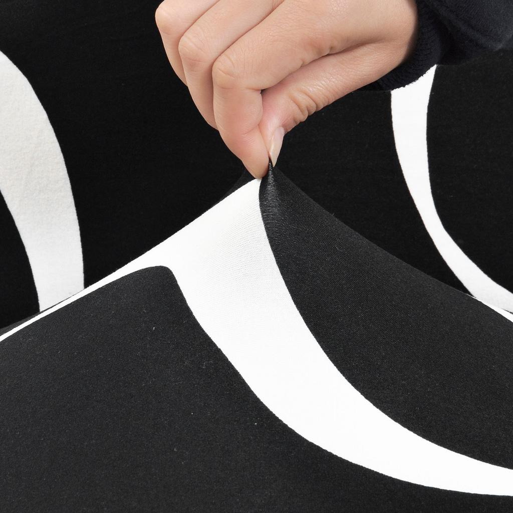 4 Stück bedruckte Blumen Stuhlhussen Universalgrößen Spandex Sitz Stuhlhussen für Hotelbankett Esszimmer Bürostuhl