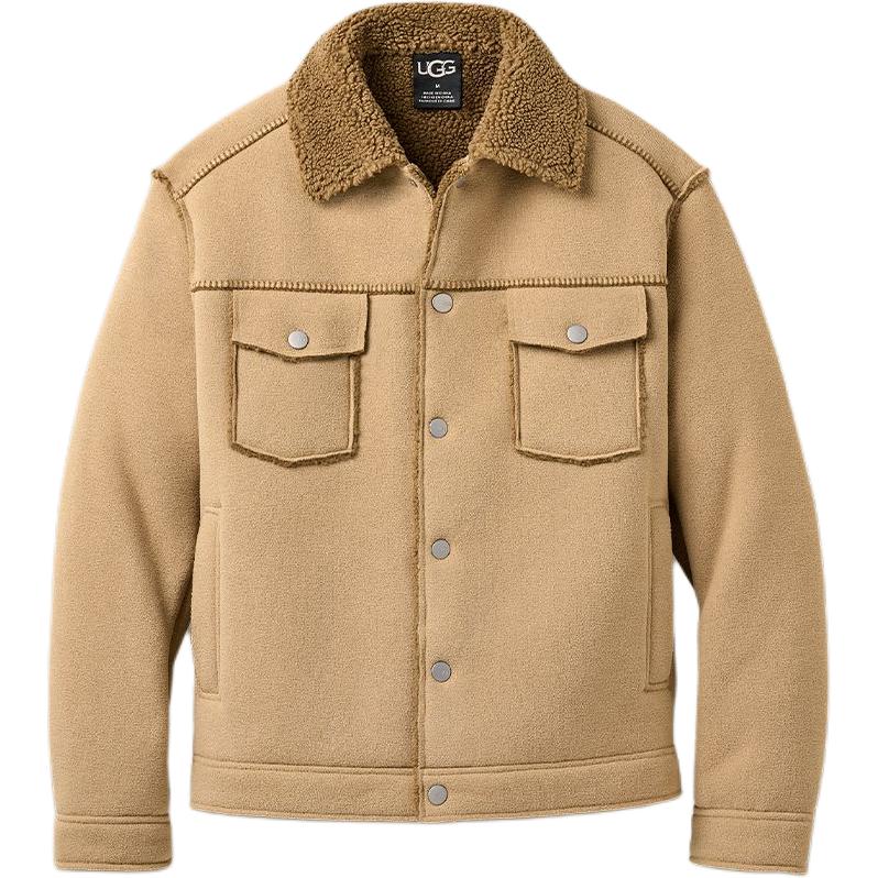 Ugg Fw25 Single Button Lapel Long Sleeve Jacket Men Jacket 1171455-SAN