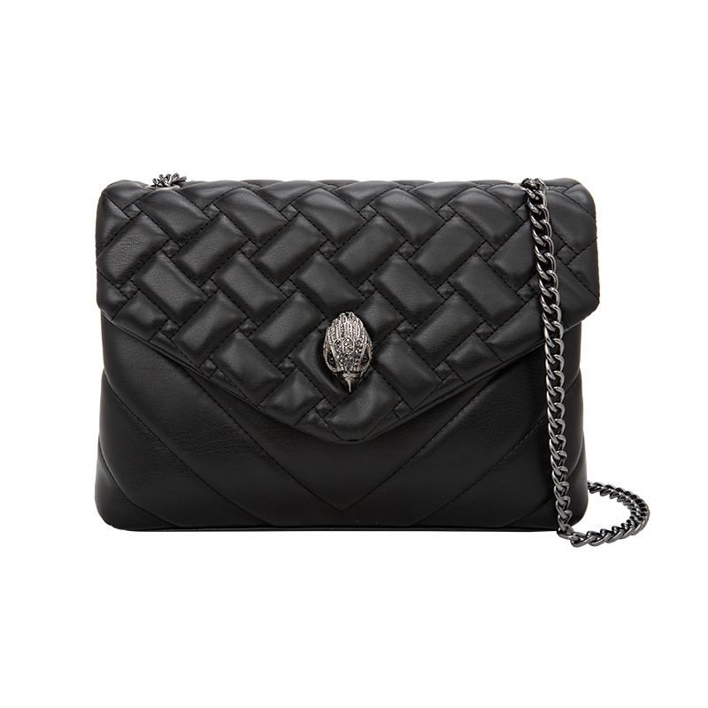 Chic Pillow-shaped Crossbody Bag With Soft Pu Material And Stylish Chain Details