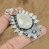 Natural Scolecite Gemstone Pendant 925 Sterling Silver Indian Jewelry For Girls