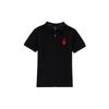 New MLB FW22 Polo Shirt Unisex Black 3APQH0133-43BKS