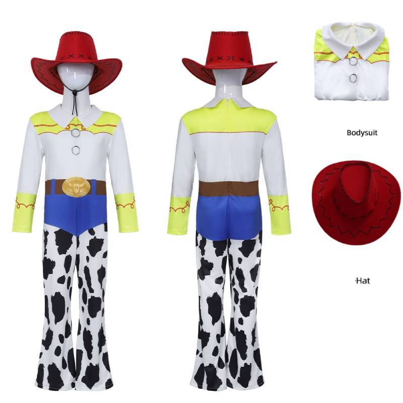 Toy Story Woody Jessie Buzz Lightyear Alien Cosplay Kostüm Aus Polyesterstoff Für Teenager-Auftritte Und Bühnenshows