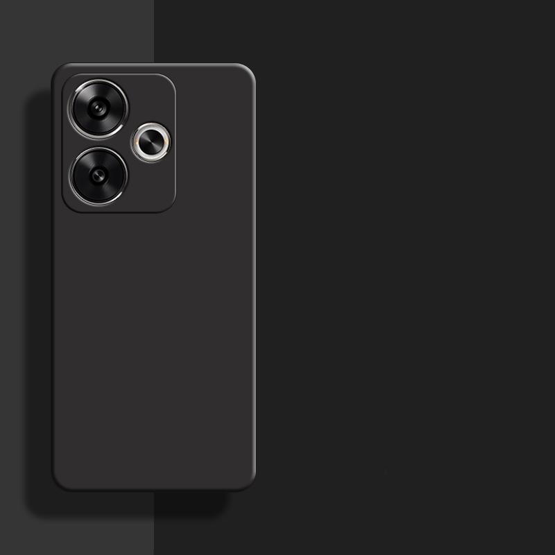 Capa para POCO F6 para POCO F6 5G, capa de 6,67 polegadas, borracha de silicone líquido original, à prova de choque, para Xiaomi POCO F6