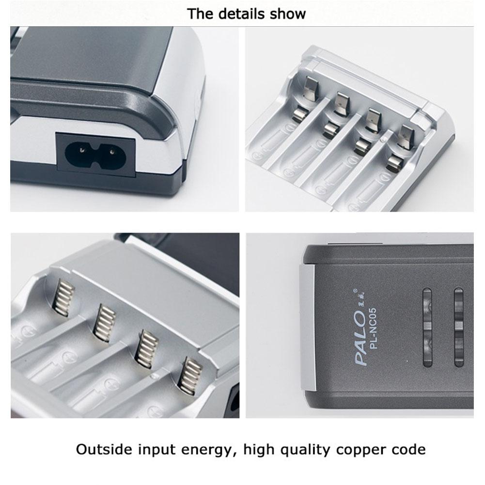 High-end Liquid Crystal Display C905 4 Slots Charger for AA / AAA Ni-MH / NI-CD Batteries