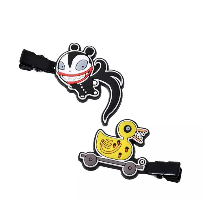 Disney Vampire Teddy & Killer Duck Hair Clip Set The Nightmare Before Christmas