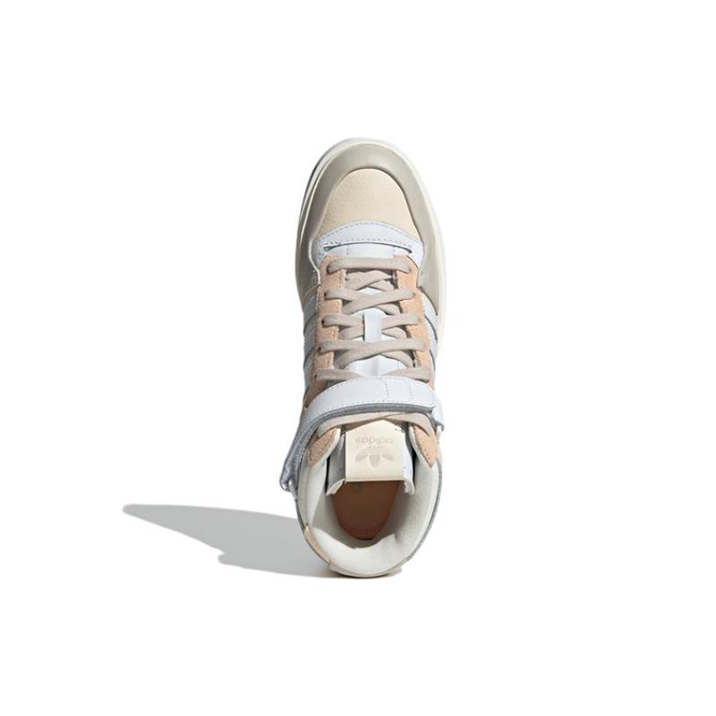 adidas Forum Bonega Mid Ekru Tonu Bulut Beyazı Mutluluk Turuncusu Kadın Spor Ayakkabıları GW7061