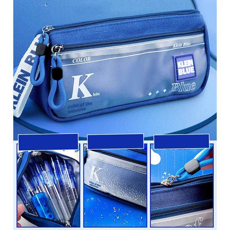 Large Capacity Women Men Travel Pencil Case School Pen Bag Multifunctional Makeup Zipper Pouch