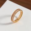Hot Brand Vintage Women's Rings Luxury Jewelry For Women Fashion Pure 925 Sterling Silver Lady Party Designer Full Diamond Rings