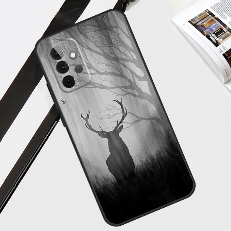 Etui z motywem zwierzęcym - jeleń do Samsung Galaxy A54 A34 A14 A56 A36 A26 A16 A06 A12 A22 A32 A52 A13 A53 A15 A35 A55