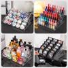 Transparent Acrylic Tiered Display Stand for Badges, Goods, Figurines, and Cosmetics Storage