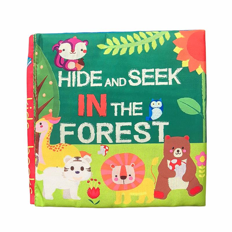 3D Animal Tail Cloth Book for Babies - Tear-Resistant and Quiet