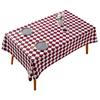 European Retro Checkerboard Tablecloth Waterproof, Oil-Proof And Anti-Scalding Wind Coffee Table Cloth Plaid Dining Table Mat