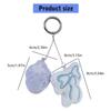 Sweet Plush Strawberry Bowknot Keychain Pendant Fashion Lovely Hangings Ornament Keyring Backpack Decoration Charm