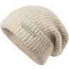 Including Wool, Autumn and Winter, Yarn Pile Hat, Big Head Circumference, Versatile, Gray Cold Hat, Warm Hat, Couple Gift, Ear Protection Knitted Hat