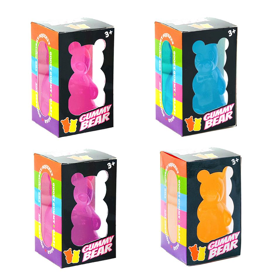 Nee Doh Nice Cube, Cute Bear Maltose, Stress Resistant Toy That , Relax And Grip Desktop Decorative With Box Gift