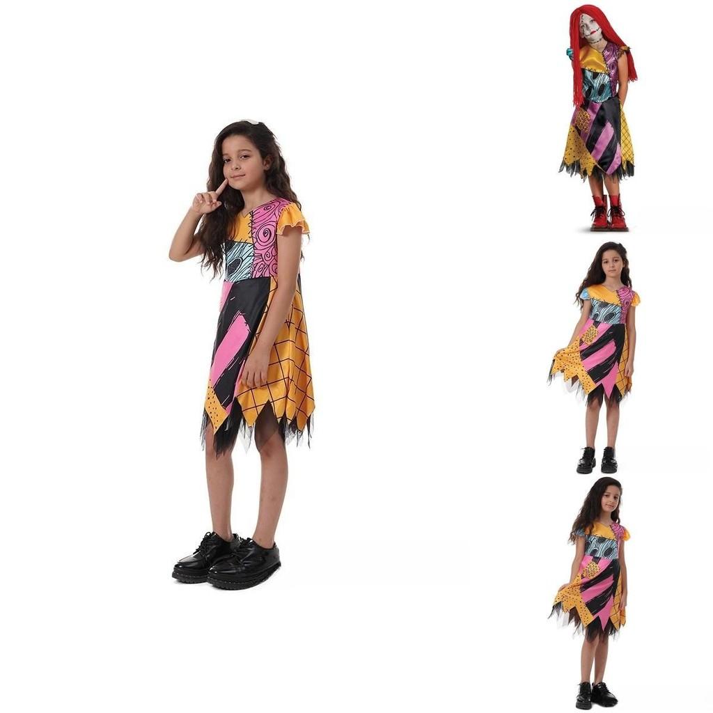 Kostým Šaty Sally Dívka z filmu The Nightmare Before Christmas Pro Halloweenskou Párty A Cosplay