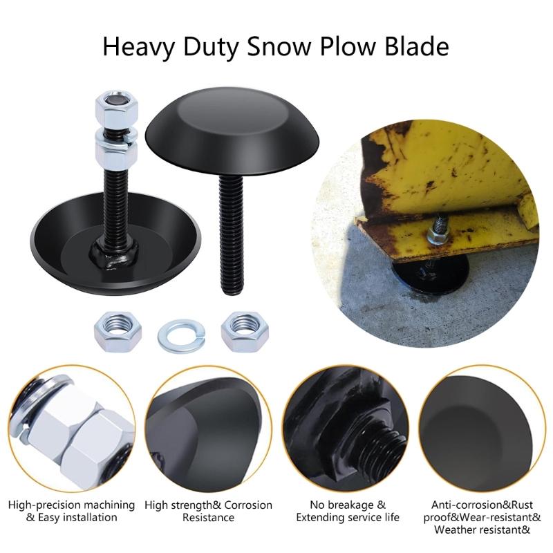 2873423 2877245 ATV UTV Plow Replacement Parts Skid Shoes with Mounting Hardware for Blade Protections