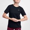 Nike Dri-Fit Tailwind Running T-Shirt Women Tops Black 890192-010