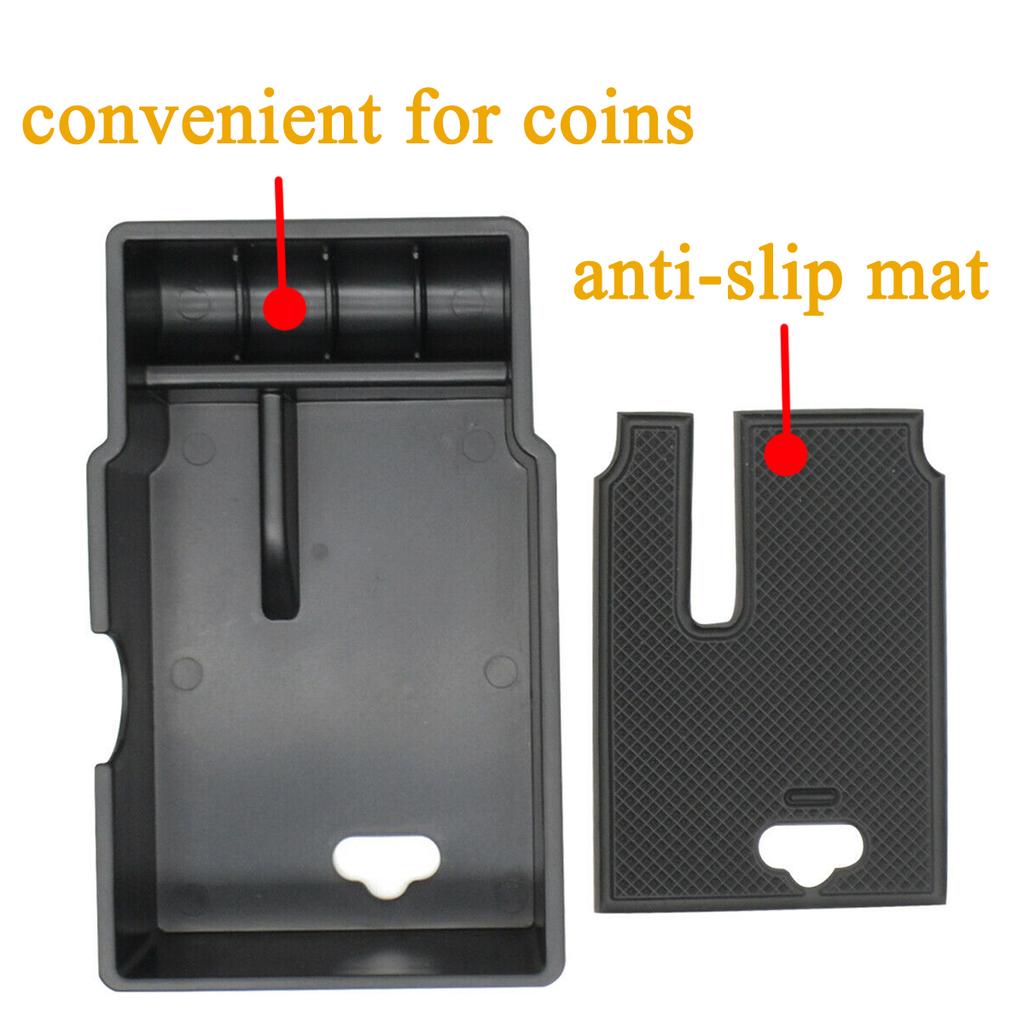 Center Console Glove Storage Tray Armrest Box Organizer for Jeep Renegade 2015 2016 2017 2018 2019 2020 Car Interior Accessories