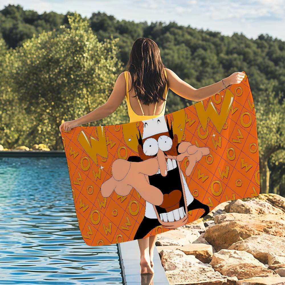 Game Pizza Tower Cartoon The Noise Towel Quick Drying Beach Towels Are Suitable For Swimming Pools Camping Yoga And The Gym