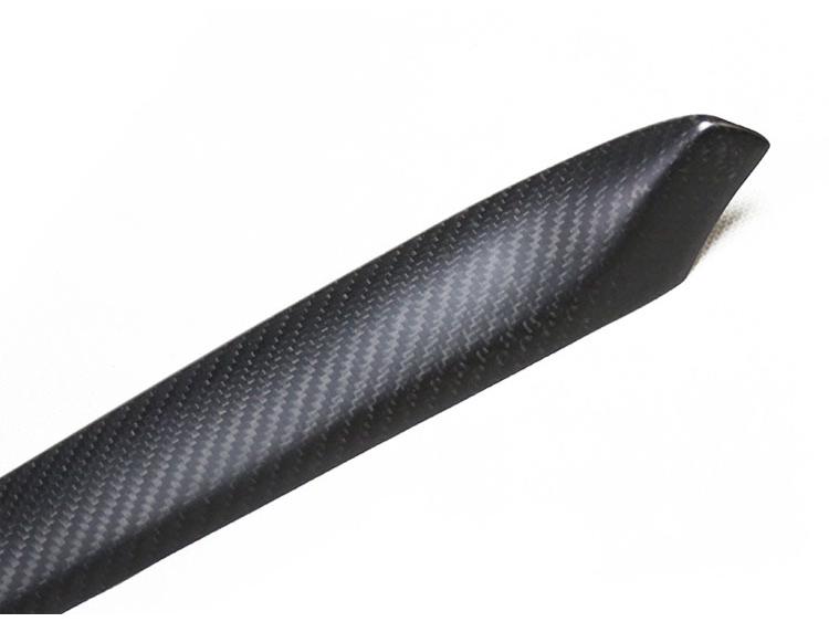 Tesla Model Y Dry Carbon Interior Door Trim Sticker Set