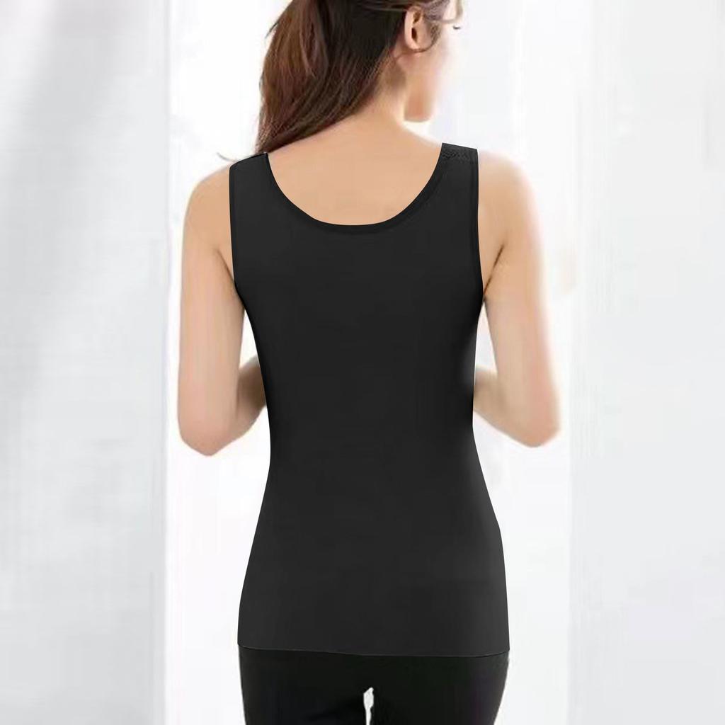 Women's Fall And Winter Warm Velvet Thickened Double Side Velvet Lace Seamless  Vest Bra Lingerie