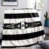 1PC Rosenborg Ballklubb Print Flannel Blanket, High Quality Comfortable for All Seasons, Home Decor, Warmth and Comfort, Perfect for Christmas Gifts